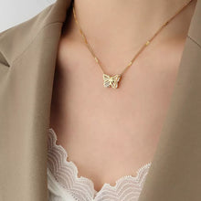 Load image into Gallery viewer, Butterfly Pendant Necklace