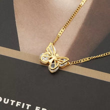 Load image into Gallery viewer, Butterfly Pendant Necklace