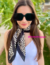 Load image into Gallery viewer, Scarf Hair/Neck - Leopard Print - Lightweight Scarves