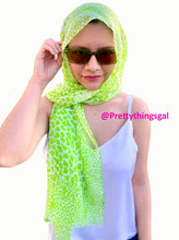 Load image into Gallery viewer, Scarf Color Pop Leopard Pattern - Lightweight Scarves